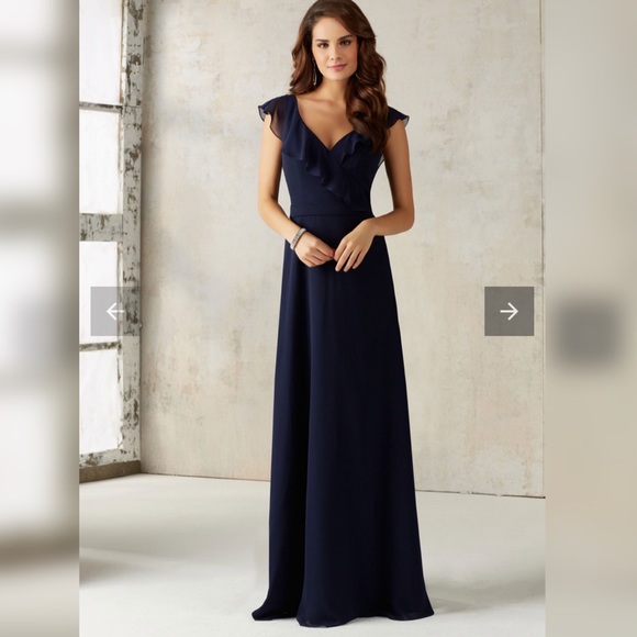 Mori Lee Dresses & Skirts - Brand New Mori Lee Style 21527 NAVY Bridesmaid Dresses